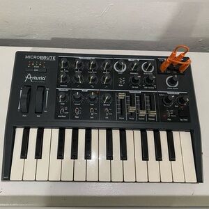 MicroBrute Analog Synthesizer - Black and White